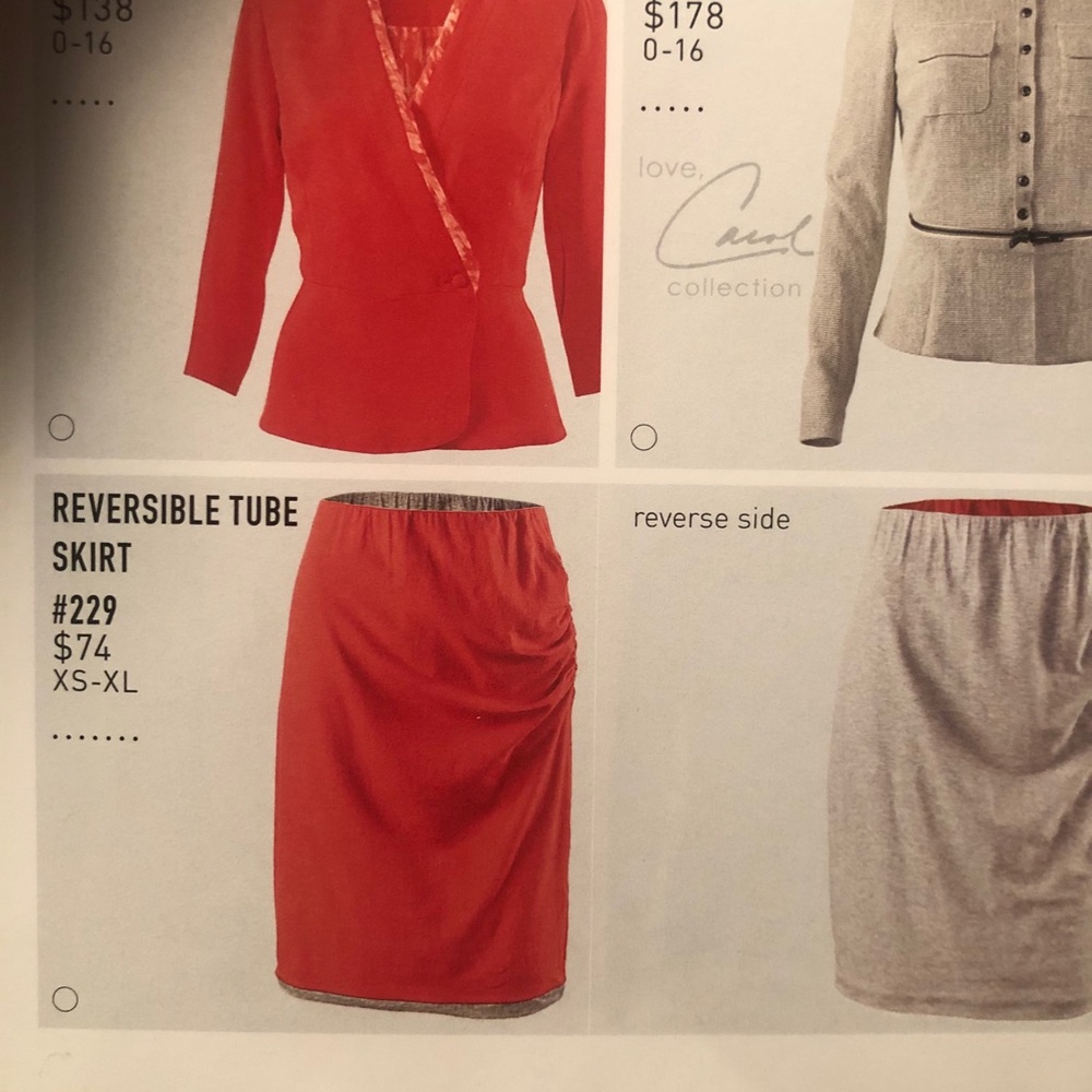 CAbi Reversible Tube Skirt
